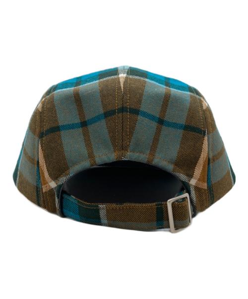 Vivienne Westwood（ヴィヴィアンウエストウッド）Vivienne Westwood (ヴィヴィアンウエストウッド) タータンチェックキャップ ブルーの古着・服飾アイテム
