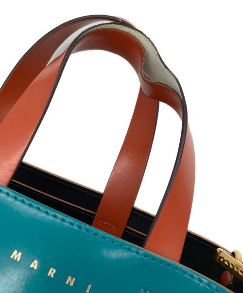 MARNI（マルニ）MARNI (マルニ) MUSEO ショルダーバッグ ブルー×ブラックの古着・服飾アイテム