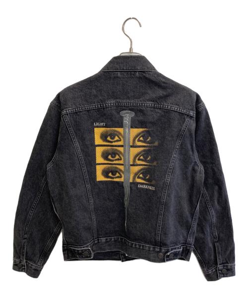 LEVI'S（リーバイス）LEVI'S (リーバイス) UNDERCOVER (アンダーカバー) Type III Trucker Jacket ブラック サイズ:Lの古着・服飾アイテム