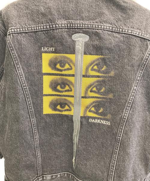 LEVI'S（リーバイス）LEVI'S (リーバイス) UNDERCOVER (アンダーカバー) Type III Trucker Jacket ブラック サイズ:Lの古着・服飾アイテム