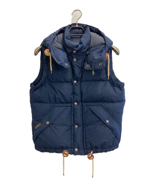 POLO RALPH LAUREN（ポロ・ラルフローレン）POLO RALPH LAUREN (ポロ・ラルフローレン) ダウンベスト ネイビー サイズ:Mの古着・服飾アイテム