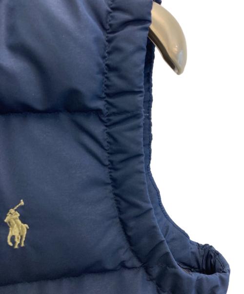 POLO RALPH LAUREN（ポロ・ラルフローレン）POLO RALPH LAUREN (ポロ・ラルフローレン) ダウンベスト ネイビー サイズ:Mの古着・服飾アイテム