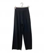 MUSE de Deuxieme Classeミューズ ドゥーズィエム クラス）の古着「WOOL/VI タックパンツ」｜ブラック