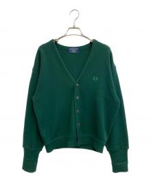 FRED PERRY（フレッドペリー）の古着「ヴィンテージカーディガン」｜グリーン