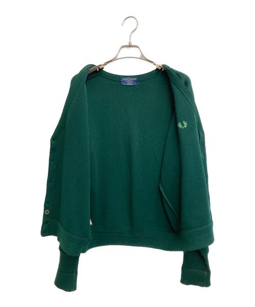 FRED PERRY（フレッドペリー）FRED PERRY (フレッドペリー) ヴィンテージカーディガン グリーン サイズ:Mの古着・服飾アイテム