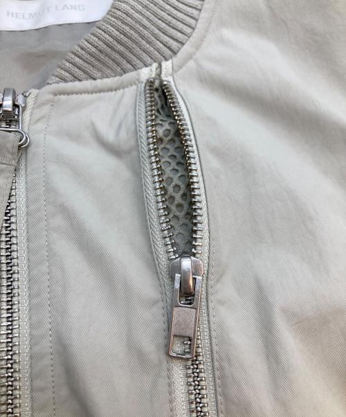 HELMUT LANG（ヘルムートラング）HELMUT LANG (ヘルムートラング) マルチジップボンバージャケット ベージュ サイズ:SIZE Sの古着・服飾アイテム