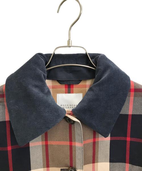 MACKINTOSH PHILOSOPHY（マッキントッシュ フィロソフィー）MACKINTOSH PHILOSOPHY (マッキントッシュ フィロソフィー) ハウスチェックコート ベージュ サイズ:38 未使用品の古着・服飾アイテム