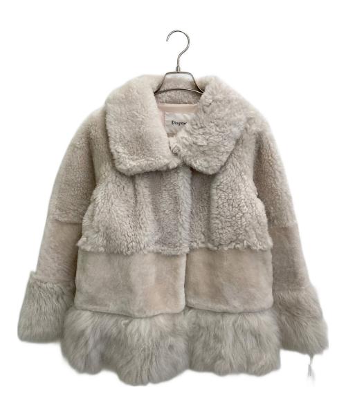 Diagram（ダイアグラム）Diagram (ダイアグラム) ファーハーフコート ホワイト サイズ:38 未使用品の古着・服飾アイテム