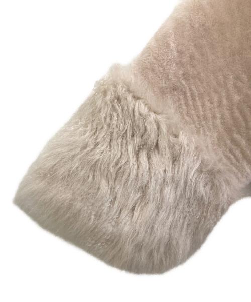 Diagram（ダイアグラム）Diagram (ダイアグラム) ファーハーフコート ホワイト サイズ:38 未使用品の古着・服飾アイテム