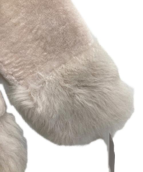 Diagram（ダイアグラム）Diagram (ダイアグラム) ファーハーフコート ホワイト サイズ:38 未使用品の古着・服飾アイテム