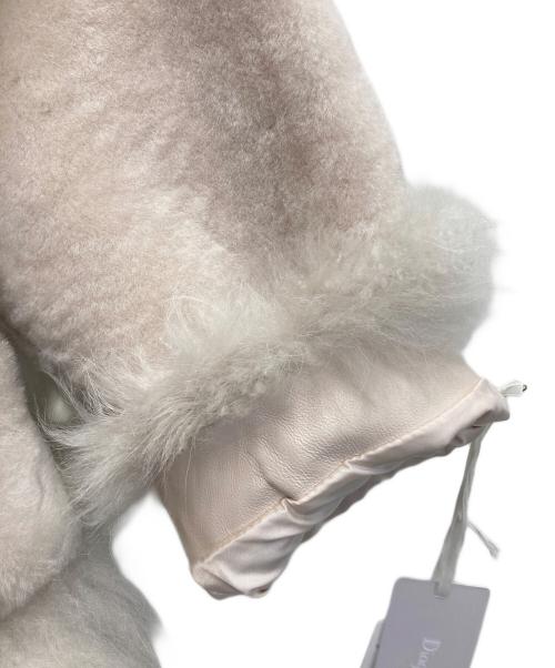 Diagram（ダイアグラム）Diagram (ダイアグラム) ファーハーフコート ホワイト サイズ:38 未使用品の古着・服飾アイテム