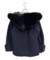 Diagram (ダイアグラム) フードファーダブルコート ネイビー サイズ:SIZE M 未使用品：13000円