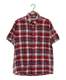 RESONATE GOODENOUGH（リゾネイト グッドイナフ）の古着「キルティングチェックシャツ」｜レッド