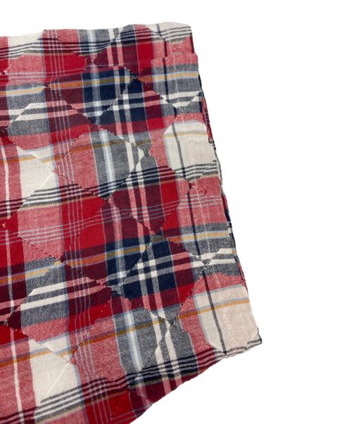 RESONATE GOODENOUGH（リゾネイト グッドイナフ）RESONATE GOODENOUGH (リゾネイト グッドイナフ) キルティングチェックシャツ レッド サイズ:SIZE Lの古着・服飾アイテム