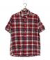 RESONATE GOODENOUGH（リゾネイト グッドイナフ）の古着「キルティングチェックシャツ」｜レッド
