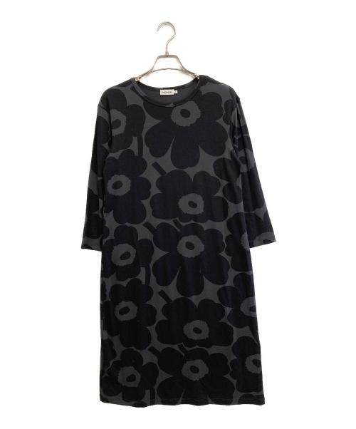 marimekko（マリメッコ）marimekko (マリメッコ) UNIKKO ワンピース ブラック サイズ:XSの古着・服飾アイテム