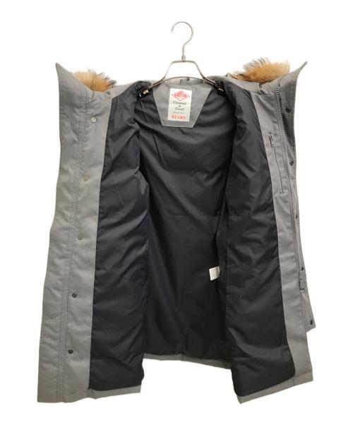 DANTON（ダントン）DANTON (ダントン) BEAMS (ビームス) 別注ダウンコート グレー サイズ:34の古着・服飾アイテム