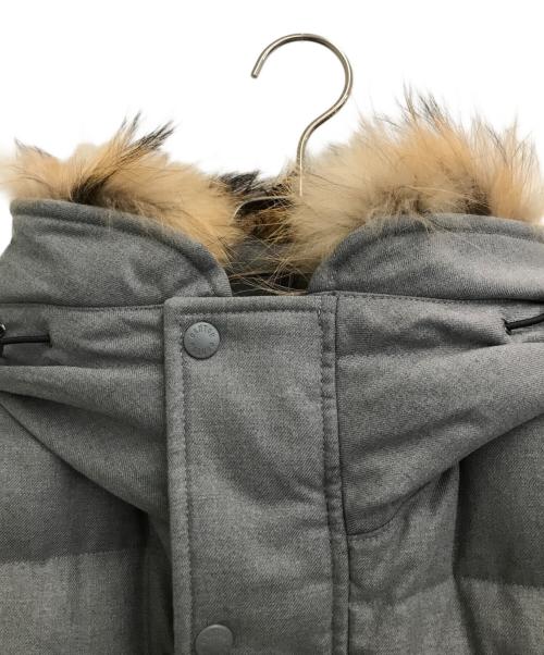 DANTON（ダントン）DANTON (ダントン) BEAMS (ビームス) 別注ダウンコート グレー サイズ:34の古着・服飾アイテム