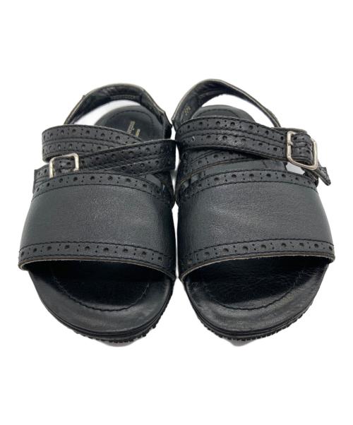 tricot COMME des GARCONS（トリココムデギャルソン）tricot COMME des GARCONS (トリココムデギャルソン) レザーサンダル ブラック サイズ:22.5の古着・服飾アイテム