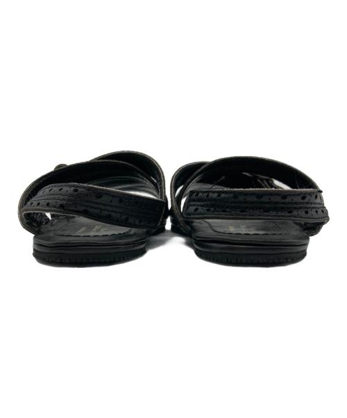tricot COMME des GARCONS（トリココムデギャルソン）tricot COMME des GARCONS (トリココムデギャルソン) レザーサンダル ブラック サイズ:22.5の古着・服飾アイテム
