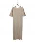 RIVE DROITE (リヴドロワ) ゴブソデUネックリブワンピース ベージュ サイズ:M：5000円