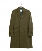 KATHARINE HAMNETTキャサリンハムネット）の古着「ウールコート」｜オリーブ