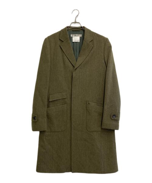 KATHARINE HAMNETT（キャサリンハムネット）KATHARINE HAMNETT (キャサリンハムネット) ウールコート オリーブ サイズ:SIZE Lの古着・服飾アイテム