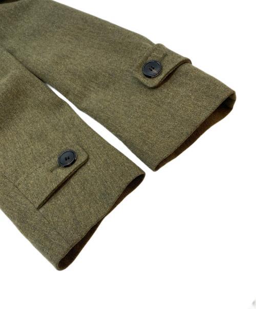 KATHARINE HAMNETT（キャサリンハムネット）KATHARINE HAMNETT (キャサリンハムネット) ウールコート オリーブ サイズ:SIZE Lの古着・服飾アイテム