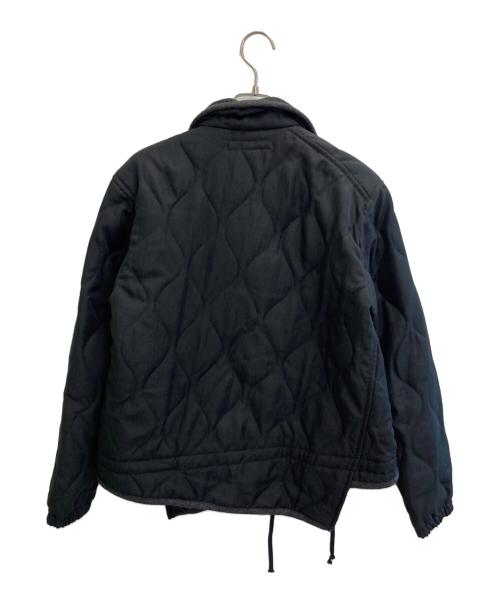 COMME des GARCONS SHIRT（コムデギャルソンシャツ）COMME des GARCONS SHIRT (コムデギャルソンシャツ) アシンメトリーコーチジャケット ブラック サイズ:Sの古着・服飾アイテム