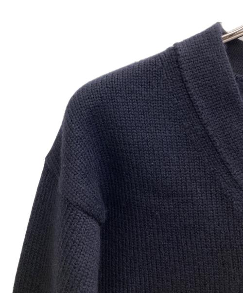 COMME des GARCONS JUNYA WATANABE MAN（コム デ ギャルソン ジュンヤ ワタナベ マン）COMME des GARCONS JUNYA WATANABE MAN (コム デ ギャルソン ジュンヤ ワタナベ マン) スウェット切替ニット ネイビー サイズ:Sの古着・服飾アイテム