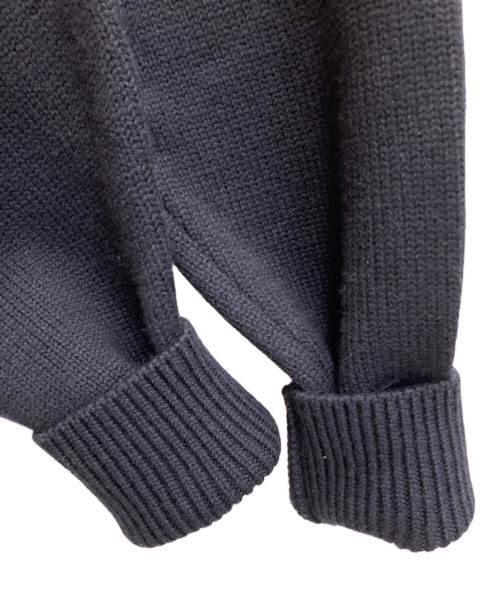 COMME des GARCONS JUNYA WATANABE MAN（コム デ ギャルソン ジュンヤ ワタナベ マン）COMME des GARCONS JUNYA WATANABE MAN (コム デ ギャルソン ジュンヤ ワタナベ マン) スウェット切替ニット ネイビー サイズ:Sの古着・服飾アイテム