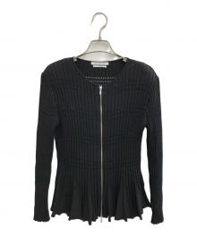 FOXEY NEWYORK（フォクシーニューヨーク）の古着「シルク混カーディガン アレグロ」｜ブラック