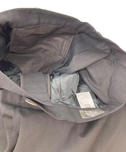 Vivienne Westwood man（ヴィヴィアン ウェストウッド マン）Vivienne Westwood man (ヴィヴィアン ウェストウッド マン) プレーンワイド ショートトラウザー ブラック サイズ:44の古着・服飾アイテム