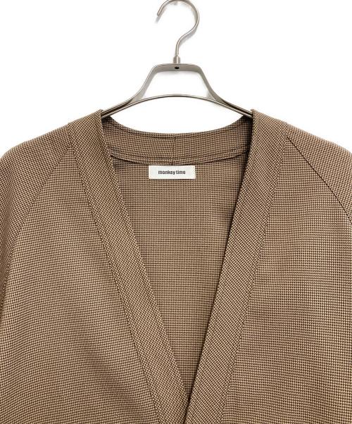 MONKEY TIME（モンキータイム）MONKEY TIME (モンキータイム) カーディガン ブラウン サイズ:1の古着・服飾アイテム