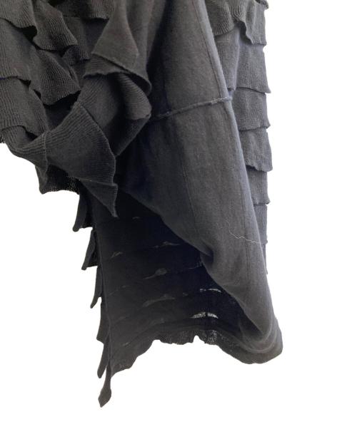 IENA（イエナ）IENA (イエナ) ニットフリルスカート ブラック サイズ:Mの古着・服飾アイテム