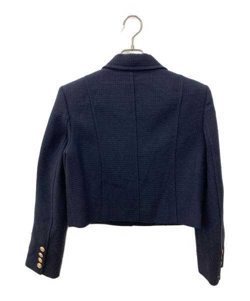 LOEUVRE（ルーブル）LOEUVRE (ルーブル) ツイードジャケット ネイビー サイズ:1の古着・服飾アイテム