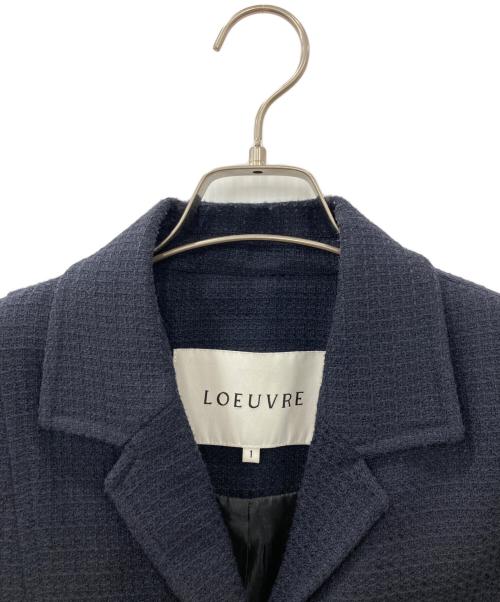 LOEUVRE（ルーブル）LOEUVRE (ルーブル) ツイードジャケット ネイビー サイズ:1の古着・服飾アイテム
