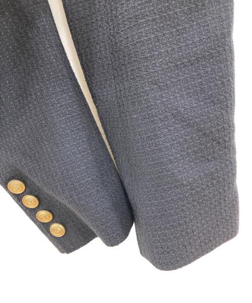 LOEUVRE（ルーブル）LOEUVRE (ルーブル) ツイードジャケット ネイビー サイズ:1の古着・服飾アイテム