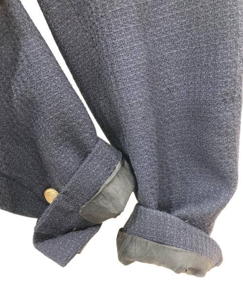 LOEUVRE（ルーブル）LOEUVRE (ルーブル) ツイードジャケット ネイビー サイズ:1の古着・服飾アイテム