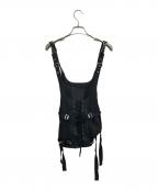 rurumu:ルルムウ）の古着「fan lacing corset」｜ブラック