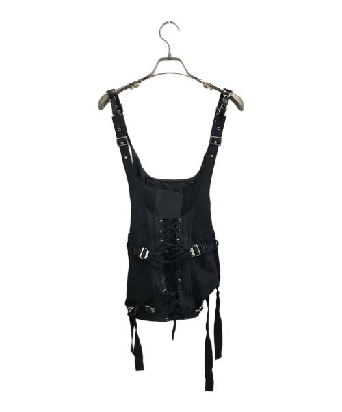 rurumu:（ルルムウ）rurumu: (ルルムウ) fan lacing corset ブラック サイズ:freeの古着・服飾アイテム