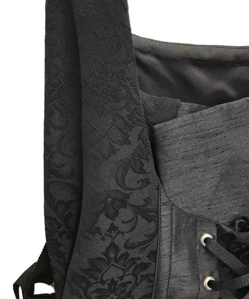 rurumu:（ルルムウ）rurumu: (ルルムウ) fan lacing corset ブラック サイズ:freeの古着・服飾アイテム