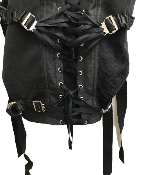 rurumu:（ルルムウ）rurumu: (ルルムウ) fan lacing corset ブラック サイズ:freeの古着・服飾アイテム