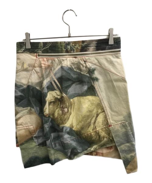 Vivienne Westwood（ヴィヴィアンウエストウッド）Vivienne Westwood (ヴィヴィアンウエストウッド) LOOSE WB INFINITY SKIRT ベージュ サイズ:29の古着・服飾アイテム