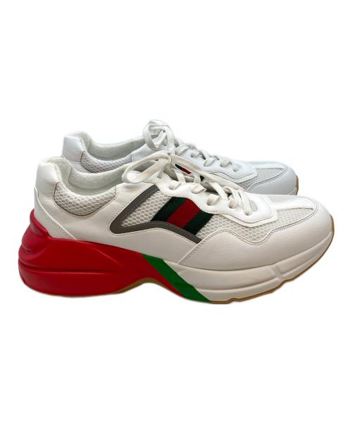 GUCCI（グッチ）GUCCI (グッチ) ライトン スニーカー ホワイト サイズ:11の古着・服飾アイテム