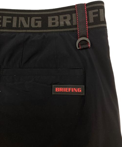 BRIEFING（ブリーフィング）BRIEFING (ブリーフィング) LOGO ELASTIC SHORT PANTS ブラック サイズ:Mの古着・服飾アイテム