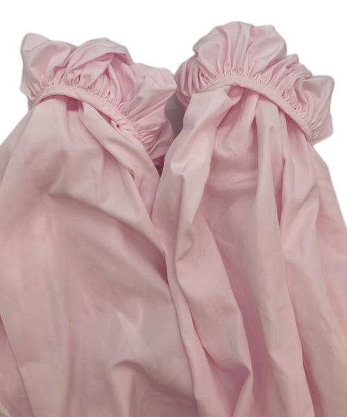 CECILIE BAHNSEN（セシリーバンセン）CECILIE BAHNSEN (セシリーバンセン) ギャザーブラウス ピンク サイズ:SIZE UK8の古着・服飾アイテム