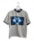 PALACE×Vivienne Westwoodパレス×ヴィヴィアンウエストウッド）の古着「RINGER T-SHIRT」｜グレー