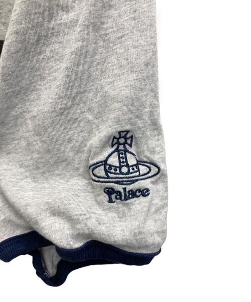 PALACE（パレス）PALACE (パレス) Vivienne Westwood (ヴィヴィアンウエストウッド) RINGER T-SHIRT グレー サイズ:Sの古着・服飾アイテム