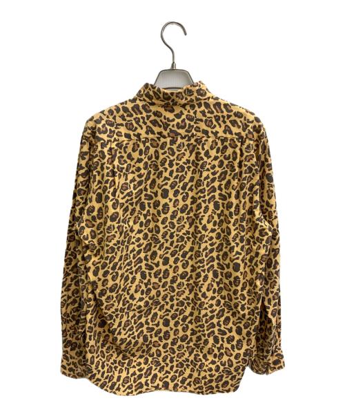 A BATHING APE（アベイシングエイプ）A BATHING APE (ア ベイシング エイプ) レオパード柄シャツ オレンジ サイズ:Lの古着・服飾アイテム
